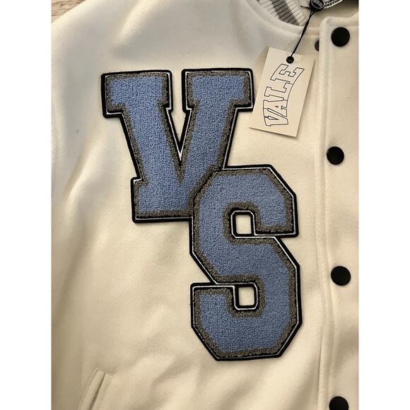 Vale Forever Varsity Jacket ‘VS’ Applique Streetwear Letterman Size XXL - Picture 6 of 10